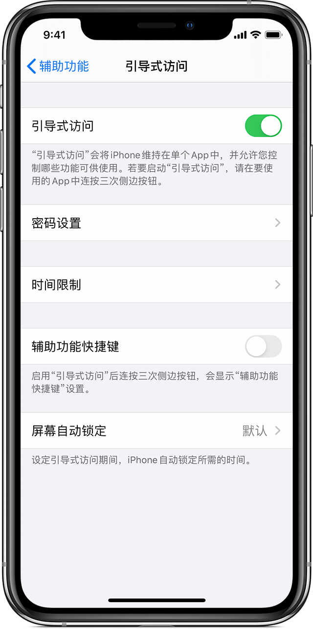 和田县苹果手机维修分享如何在 iPhone 上退出引导式访问 