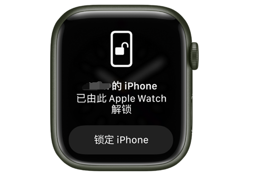 和田县苹果手机维修分享用 AppleWatch 解锁配备面容 ID 的 iPhone方法 