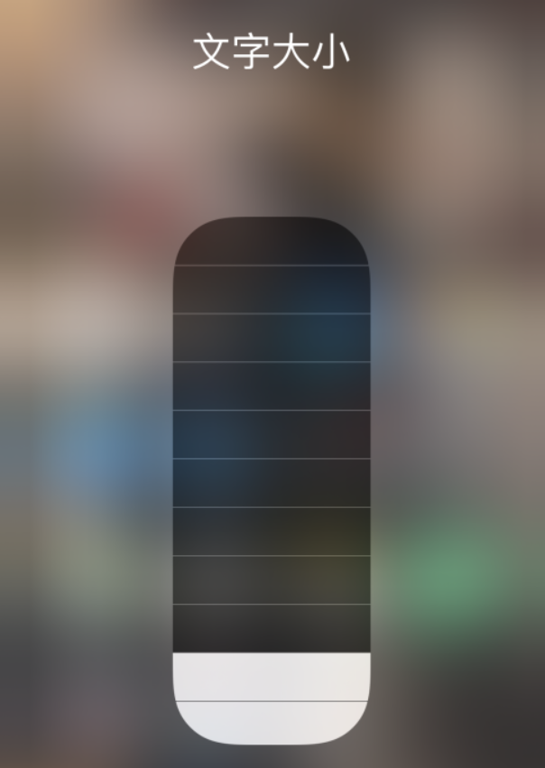 和田县苹果手机维修分享小技巧：在 iPhone 控制中心快速调节字体大小 