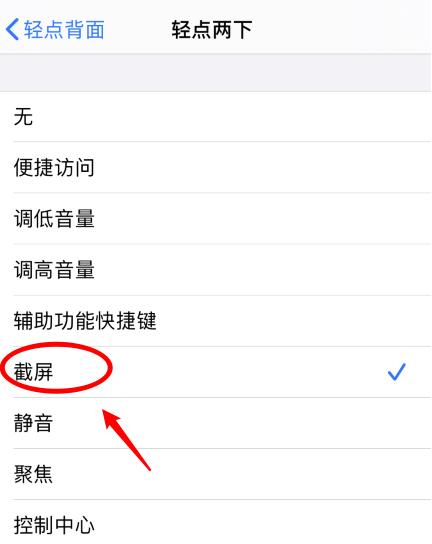 和田县苹果手机维修分享iPhone12如何启用双击截屏 
